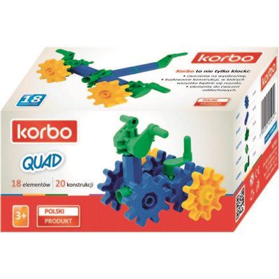 JUEGO DE CONSTRUCCION KORBO QUAD 18