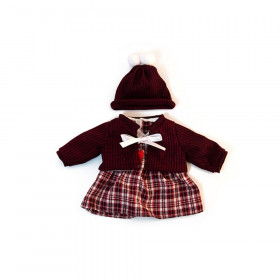 Conjunto frio vestido 38cm