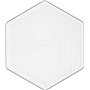 Placa hexagonal 15 cm. Hama 276