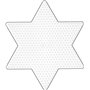 Placa estrella. Hama 269