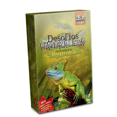 Cartas Reptiles. Desafíos Naturaleza. Tras las huellas de los reptiles.