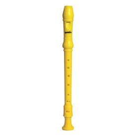 Flauta de Pico. Plástico Amarillo