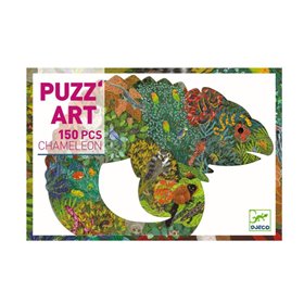 Puzzle Art Chameleon