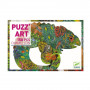 Puzzle Art Chameleon
