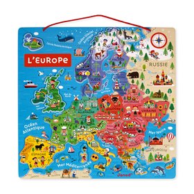 Mapa de Europa Magnético en Español 