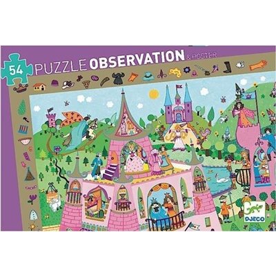 Puzzle observación Princesas - 54 pzas.