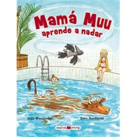 MAMA MUU APRENDE A NADAR