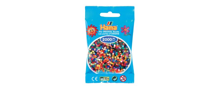 Hama beads mini– Bolsas de 2000 cuentas – Tienda Engorengo