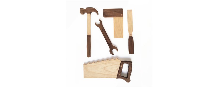 Herramientas y utensilios de madera enfocados al juego simbólico - Engorengo Juguetes Educativos