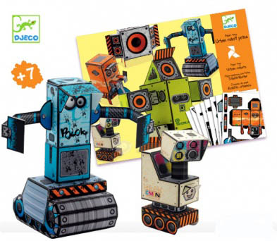 Juguetes de papel, Robots, Ref. DJC-39675