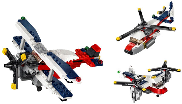 Aventuras en Bimotor Lego Creator