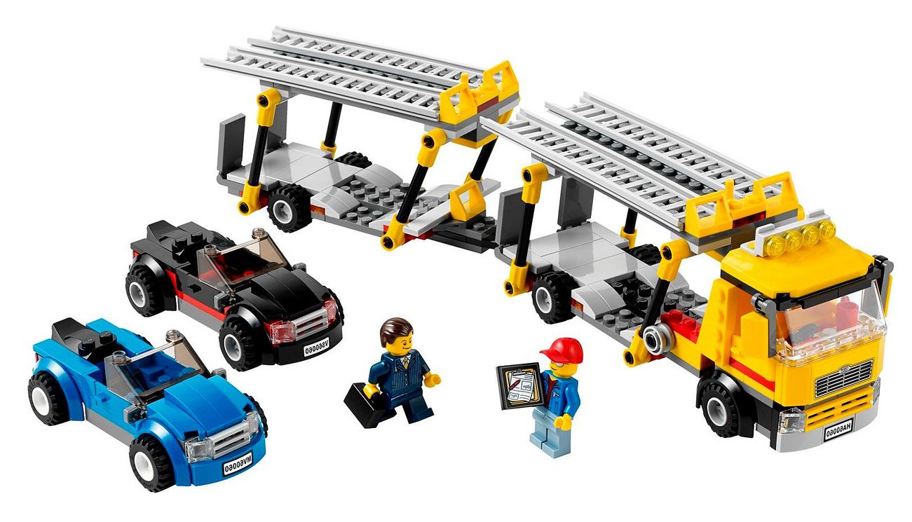 Camión de transporte de coches Lego City