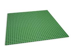 Plancha Verde Lego Bricks